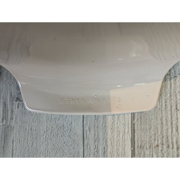 Corning Ware Square Casserole Dish With Handles 2.8L USA Floral Pattern Off-Whit - Picture 5 of 6